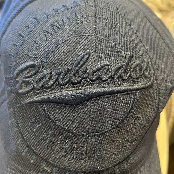 Barbadoes navy blue souvenir cap, Velcro closure - Picture 3 of 5